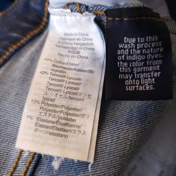 Madewell 10" High Rise Skinny Jean Dark Wash Plus Size Women's sz 35 - Picture 8 of 8